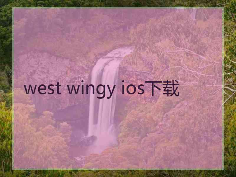 west wingy ios下载