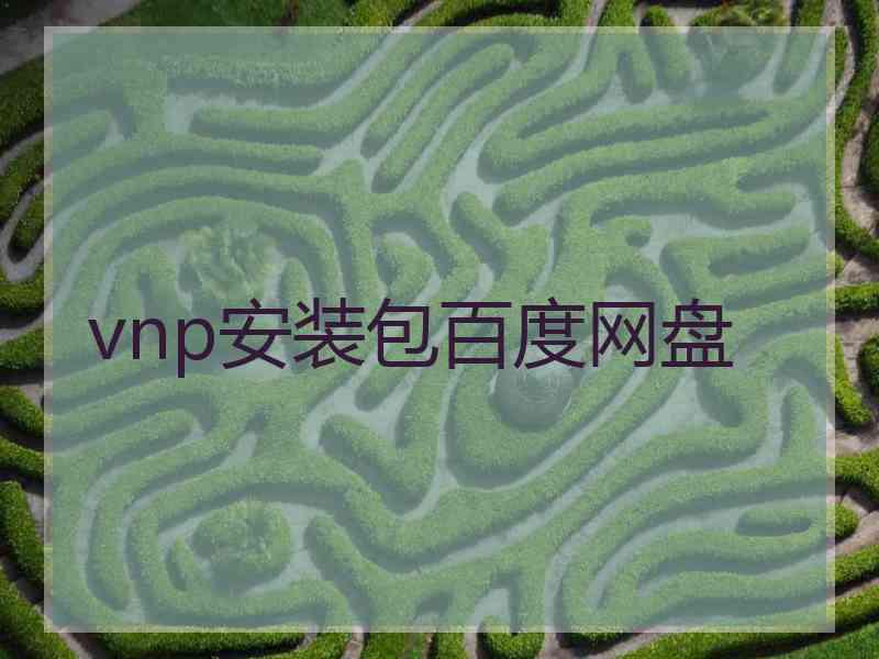 vnp安装包百度网盘