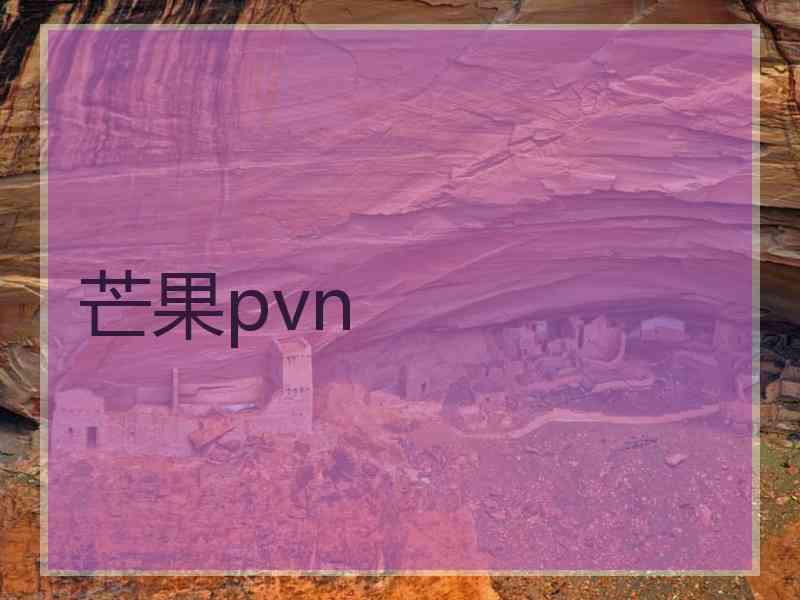 芒果pvn