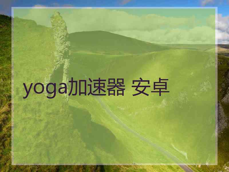 yoga加速器 安卓