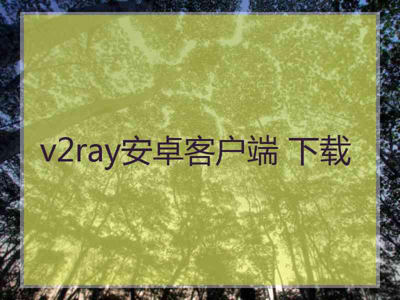 v2ray安卓客户端 下载